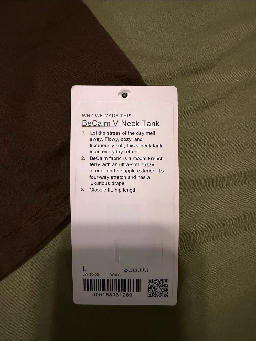 lululemon athletica BeCalm V-Neck Tank